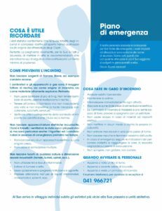 Piano di Emergenza // Notfallplan // Safety Plan
